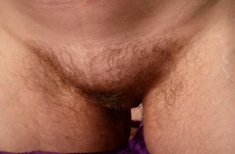 Older woman Magnolia releases her hairy vagina from lace underwear