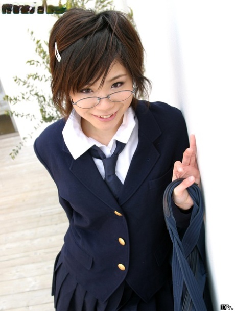 Asian schoolgirl Mayu Yamaguchi shows her hot titties and gets fucked