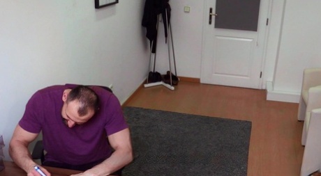 Mature gay gets a thorough anal pounding after giving a POV blowjob