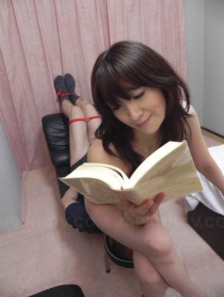 Stunning Asian wife Miku Sachi gets her bush and feet licked by an old guy