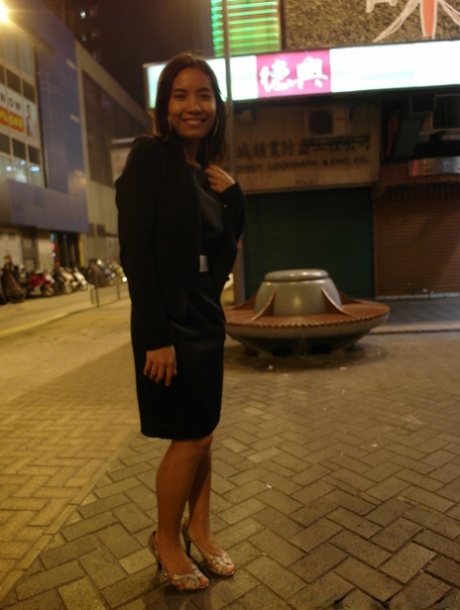 Chinese beauty Eva gets picked up and fucked by a horny stranger