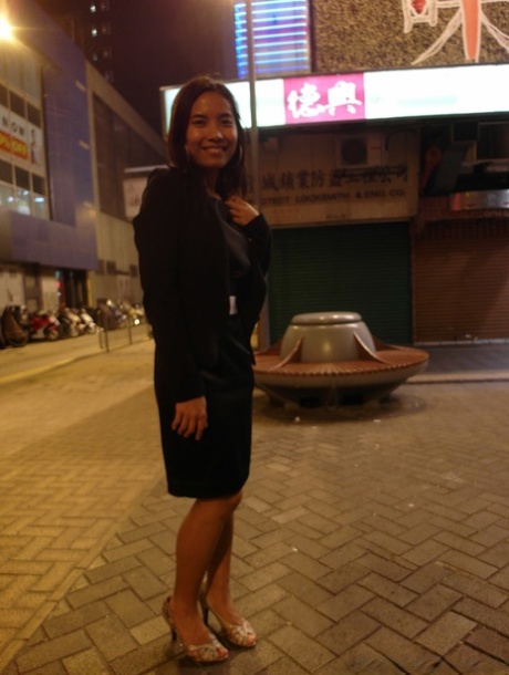 Chinese beauty Eva gets picked up and fucked by a horny stranger