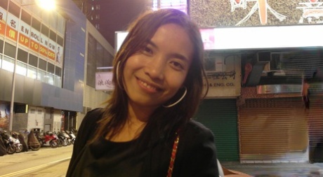 Chinese beauty Eva gets picked up and fucked by a horny stranger